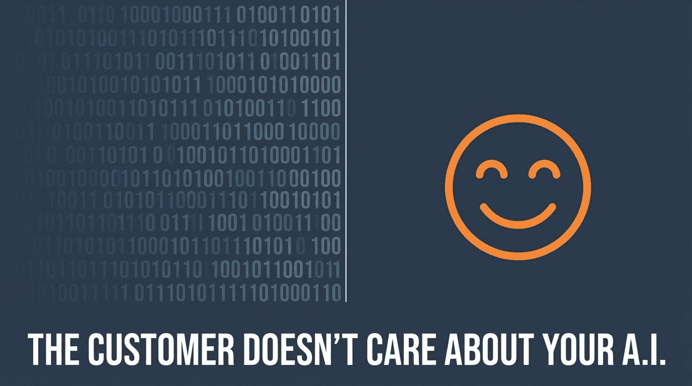 The customer doesn't care about your AI — they care that you got back to them the same day.